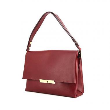Borsa Celine Blade in pelle bordeaux
