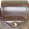 Borsa Louis Vuitton Sistina modello grande in tela a scacchi marrone e pelle lucida marrone - Detail D3 thumbnail