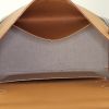 Hermes Kelly 32 cm handbag in natural leather and brown canvas - Detail D3 thumbnail