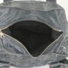 Balenciaga Velo handbag in grey blue leather - Detail D2 thumbnail