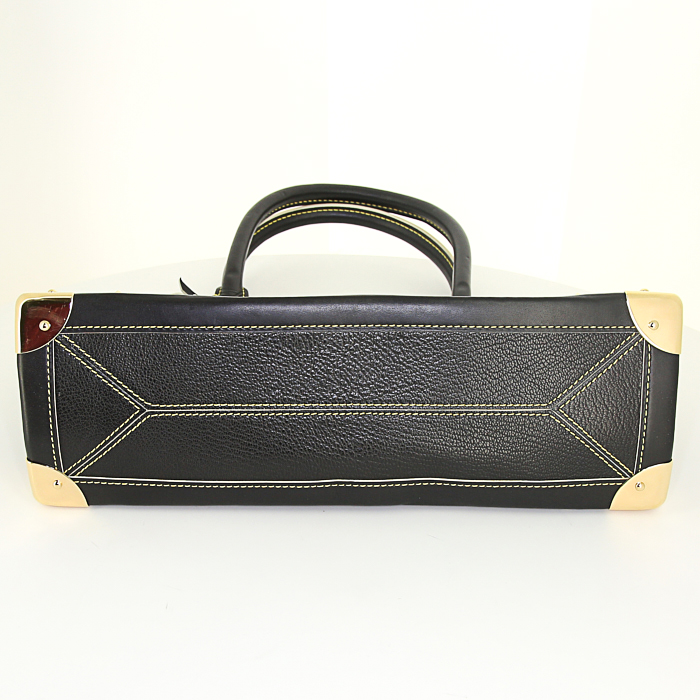 Borsa Louis Vuitton Favorite in pelle suhali nera - Detail D4
