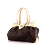 Louis Vuitton Boétie medium model bag worn on the shoulder or carried in the hand in monogram canvas and natural leather - 00pp thumbnail