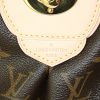Borsa da spalla o a mano Louis Vuitton Boétie modello medio in tela monogram cerata e pelle naturale - Detail D3 thumbnail