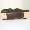 Louis Vuitton Boétie medium model bag worn on the shoulder or carried in the hand in monogram canvas and natural leather - Detail D4 thumbnail