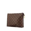 Pochette Louis Vuitton en toile monogram enduite et cuir naturel - 00pp thumbnail