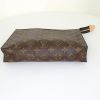 Pochette Louis Vuitton en toile monogram enduite et cuir naturel - Detail D4 thumbnail