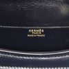 Hermes Balle De Golf shoulder bag in navy blue box leather - Detail D3 thumbnail