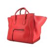 Shopping bag Celine Phantom modello grande in pelle rossa - 00pp thumbnail