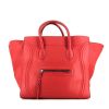 Celine Phantom large model shopping bag in red leather - 360 thumbnail