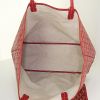 Shopping bag Goyard Saint-Louis in tela monogram cerata rossa e pelle rossa - Detail D2 thumbnail