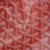 Shopping bag Goyard Saint-Louis in tela monogram cerata rossa e pelle rossa - Detail D3 thumbnail