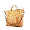 Bottega Veneta handbag in beige and brown intrecciato leather - 00pp thumbnail