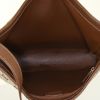 Gucci Gucci Vintage messenger bag in beige monogram canvas and brown leather - Detail D2 thumbnail