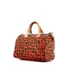 Louis Vuitton Speedy Editions Limitées handbag in brown and orange bicolor monogram canvas and natural leather - 00pp thumbnail