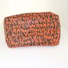 Bolso de mano Louis Vuitton Speedy Editions Limitées en lona Monogram revestida bicolor marrón y naranja y cuero natural - Detail D4 thumbnail