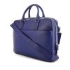 Dior briefcase in blue leather - 00pp thumbnail