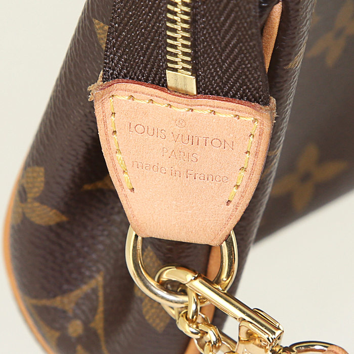 Louis Vuitton Eva shoulder bag in brown monogram canvas and natural leather - Detail D4