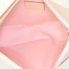 Bolsito de mano Louis Vuitton Pochette accessoires en charol rosa pálido y cuero natural - Detail D2 thumbnail
