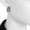 Boucheron Grains de Raisins earrings for non pierced ears in white gold - Detail D1 thumbnail