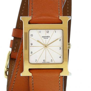 Montre Hermes Heure H en plaqué or Ref :  HH1.501 Vers  2000