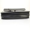 Hermes Sac à dépêches briefcase in black box leather - Detail D4 thumbnail
