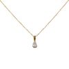 Vintage necklace in yellow gold and diamond of 0,20 carat - 00pp thumbnail