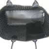 Shopping bag Bottega Veneta Cabat in pelle intrecciata nera - Detail D2 thumbnail