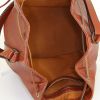 Shopping bag Louis Vuitton petit Noé modello piccolo in pelle Epi marrone e color cognac - Detail D2 thumbnail