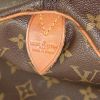 Borsa da viaggio Louis Vuitton Keepall 45 in tela monogram e pelle naturale - Detail D4 thumbnail