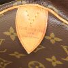 Louis Vuitton Keepall 45 travel bag in monogram canvas and natural leather - Detail D4 thumbnail