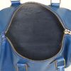 Bolso de mano Louis Vuitton Speedy 25 cm en cuero Epi azul - Detail D2 thumbnail