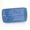 Bolso de mano Louis Vuitton Speedy 25 cm en cuero Epi azul - Detail D4 thumbnail