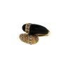 Mauboussin 1980's ring in yellow gold,  onyx and diamonds - 00pp thumbnail