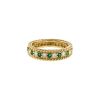Dior 1980's ring in yellow gold,  diamonds and emerald - 00pp thumbnail