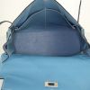 Hermes Kelly 32 cm handbag in blue jean togo leather - Detail D3 thumbnail