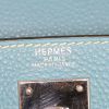 Hermes Kelly 32 cm handbag in blue jean togo leather - Detail D4 thumbnail