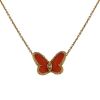 Van Cleef & Arpels 1980's necklace in yellow gold,  coral and diamond - 00pp thumbnail