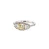 Vintage ring in platinium,  diamond and diamonds - 00pp thumbnail