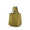 Hermes Picotin handbag in anise green leather - 00pp thumbnail