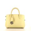 Dior Open Bar handbag in yellow grained leather - 360 thumbnail