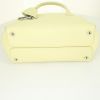 Dior Open Bar handbag in yellow grained leather - Detail D4 thumbnail