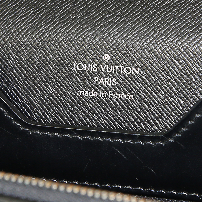 Borsa portadocumenti Louis Vuitton Laguito in pelle Epi nera - Detail D3