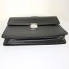 Louis Vuitton Laguito briefcase in black epi leather - Detail D4 thumbnail