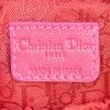 Dior Saint Tropez shopping bag in pink satin and pink leather - Detail D3 thumbnail