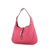 Gucci Jackie medium model handbag in pink leather - 00pp thumbnail