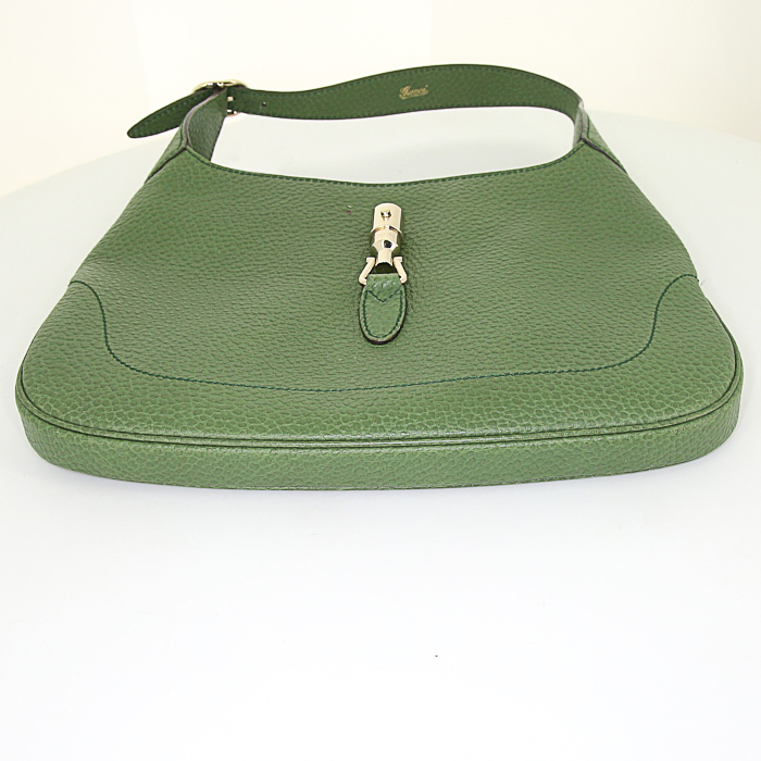 Borsa Gucci Jackie in pelle verde - Detail D4