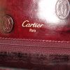 Bolso de mano Cartier Happy Birthday en charol Monogram color burdeos - Detail D3 thumbnail