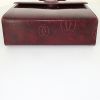 Cartier Happy Birthday handbag in burgundy monogram patent leather - Detail D4 thumbnail