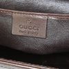 Gucci handbag in brown suede and brown leather - Detail D3 thumbnail