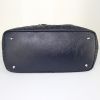 Dior Panarea handbag in dark blue canvas cannage and blue leather - Detail D4 thumbnail